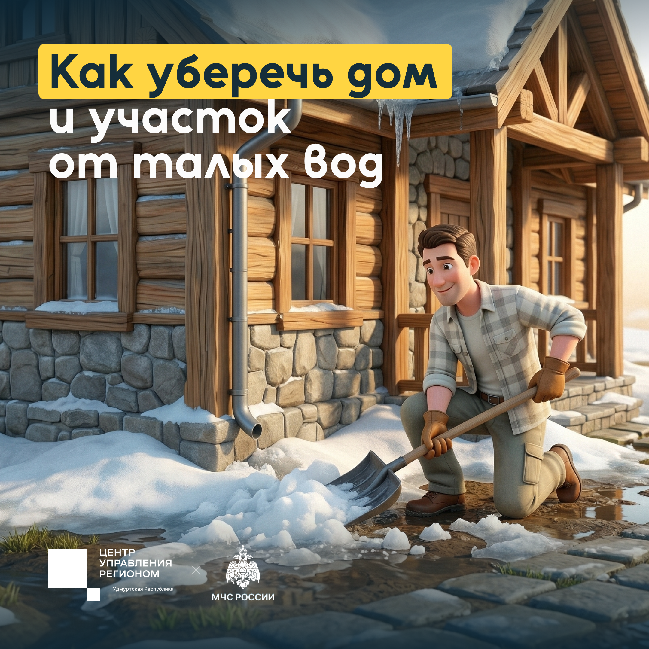 Безопасность во время паводка: памятка для жителей Увинского района.